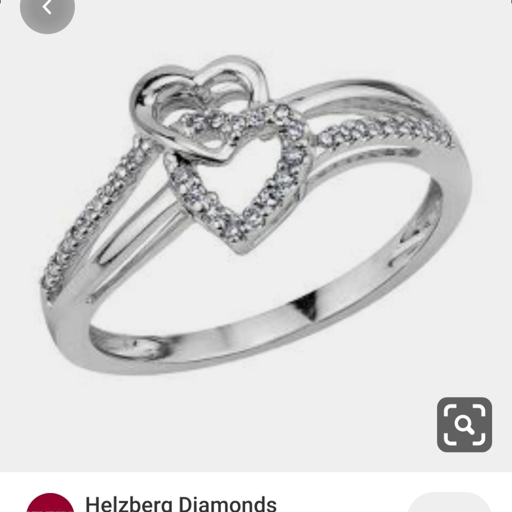 Helzberg Diamonds 💎 Promise Ring size 7